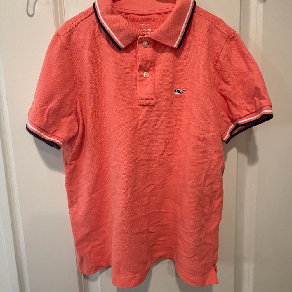 Vineyard Vines Coral Polo Shirt - Sz S